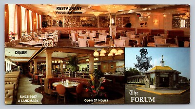 #ad Postcard New Jersey Paramus The Forum Diner Restaurant 6.5quot; x 3.5quot; F462 $9.99