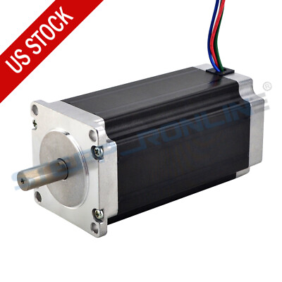 #ad Nema 23 Stepper Motor 3Nm 425oz.in 4.2A 113mm 10mm Shaft for CNC Router Mill $30.99