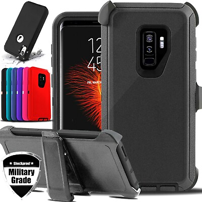 #ad For Samsung Galaxy S9 S9 Shockproof Heavy Duty Rugged Case Cover Belt Clip $9.98