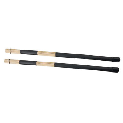 #ad 2Pcs 15.7quot; Lower Volumes Hot Rods Bamboo Drum Sticks Professional Brushes Tool d $9.65