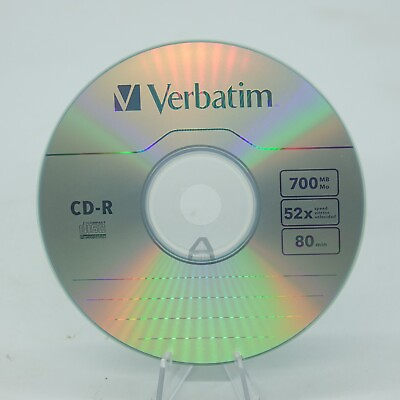 #ad Verbatim CD R Blank Discs with Sleeve 52x 700MB 80min Media Disc Choose Lot Qty $1.99
