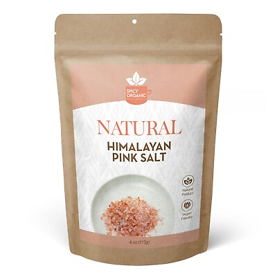 #ad Natural Himalayan Salt 4 OZ Kosher Free Pink Himalayan Salt Crystal $6.48