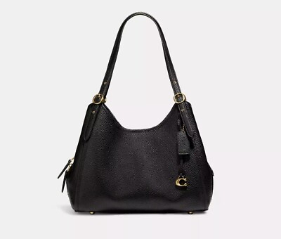 #ad 🌺Coach Lori Leather Shoulder Bag V5 Black Original Packaging Gold Hardware🌺 $399.00