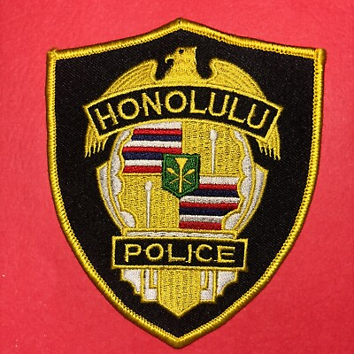 #ad Honolulu PD Patch Mint. From Trade With HPD 5x4 Inch Beauty Of A Patch $8.55