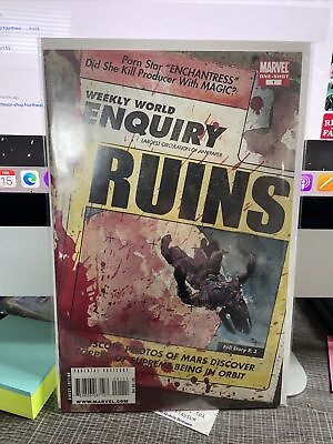 #ad Marvel Ruins #1 One Shot Warren Ellis Reprint Ruins #1 Ruins #2 $49.95