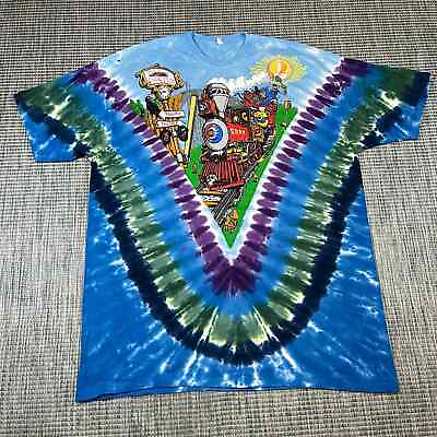 #ad Liquid Blue Grateful Dead Casey Jones Tie Dye Men’s Sz 2XL New $39.97