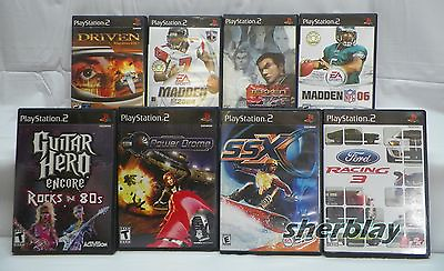 #ad 8 Playstation 2 PS2 Game Games Lot SSX Driven What Drives You? Tekken TAG More.. $13.51