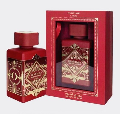 #ad Lattafa Badee Al Oud Sublime Eau De Parfum Unisex SPRAY 3.4 oz Free USA ship $29.25