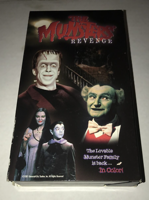 #ad The Munsters Revenge 1981 VHS Cult Classic Horror Monster Movie Video Tape $6.99