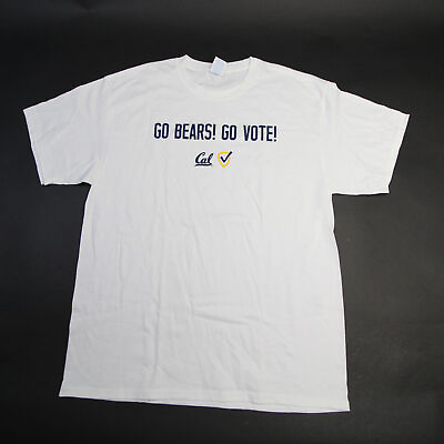 #ad California Golden Bears Port amp; Company Short Sleeve Shirt Men#x27;s White Used $6.83