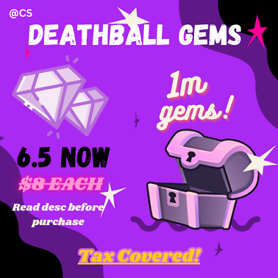 #ad 1 MILLION GEMS 💎 Roblox Death Ball ✨CHEAP FAST EFFICIENT AND EASY ✨ $6.50