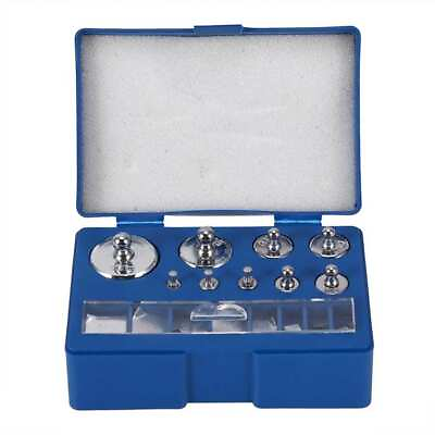 #ad 17Pcs 10mg 100g Grams Precision Calibration Weight Set Test Jewelry Scale Tool $19.99