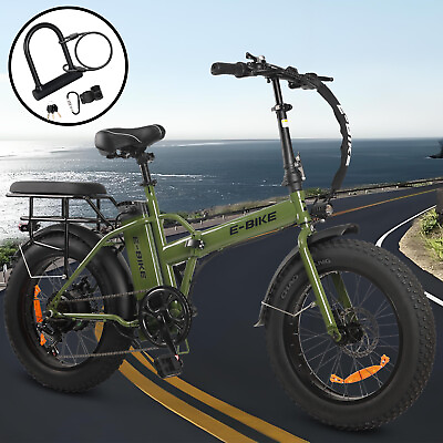 #ad Axiniu 20quot; 750W Electric Folding Bicycle Fat Tire 30MPH e Bike Road City Ebike $693.49