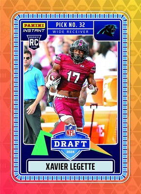 #ad 2024 Panini Instant NFL Xavier Legette Draft Night SP Rookie Card **Pre Sell** $6.48