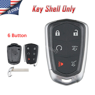 #ad For 2015 2019 Cadillac Escalade ESV Keyless Remote Car Key Fob Case Shell HYQ2AB $10.39