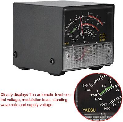 #ad External S Meter SWR Power Meter Receive Emission Display Meter FT 857 FT 897 $23.86