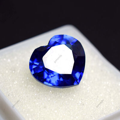 #ad 10.40 Ct Natural CERTIFIED Ceylon Sapphire blue Heart Shape Loose Gemstone $17.03