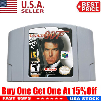 #ad Golden EYE 007 Video Game Cards Cartridge for Nintendo N64 Game machine Console $18.59