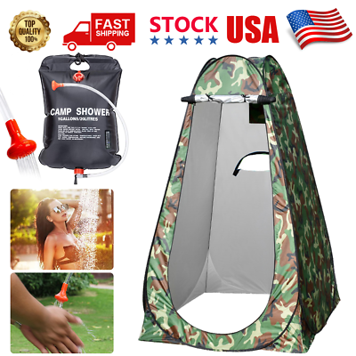 #ad #ad Portable Outdoor Instant Pop Up Tent Privacy Camping Shower Toilet Changing Room $13.59