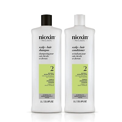 #ad Nioxin System #2 Duo Shampoo and Conditioner 33.8 oz $46.99