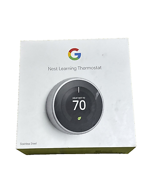 #ad Google Nest T3007ES Learning Thermostat $89.99