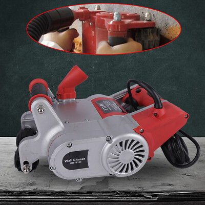 #ad 1600W 110V Electric Wall Chaser Slotting Machine Groove Cutting Concrete Cutter $151.11