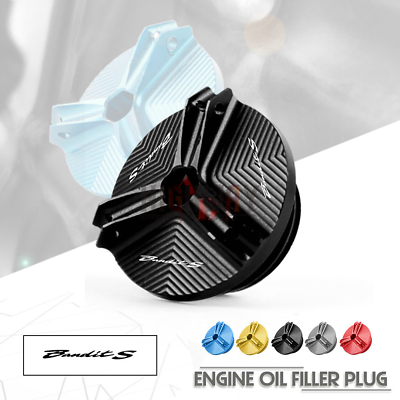 #ad Motor Engine Oil Filler Cap Plug Screw cover for SUZUKI Bandit 400 600 650 1200 GBP 9.56