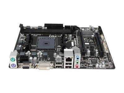 #ad GIGABYTE AMD A55 Motherboard GA F2A55M DS2 Socket FM2 DDR3 SATA USB 2.0 DVI $50.15