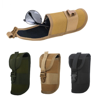 #ad Tactical Molle Sunglasses Glasses Pouch EDC Waist Bag Hunting Eyeglasses Case US $9.99