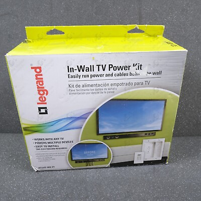 #ad #ad Legrand HT2202 WH V1 In wall TV Power Kit White $23.99