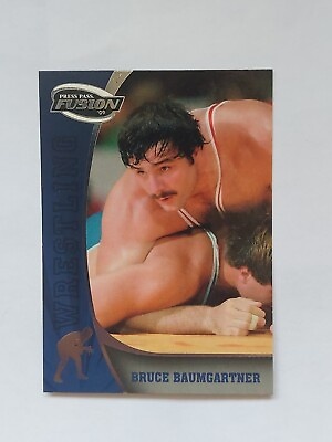 #ad 2009 Press Pass Fusion BRUCE BAUMGARTNER #85 Wrestling Champion mint copies $1.15