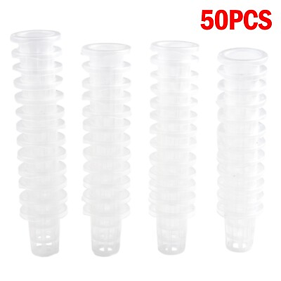 #ad Pots Net Cup Spare Parts 50x Accessories Aquaponics Bucket Hydroponics $10.43