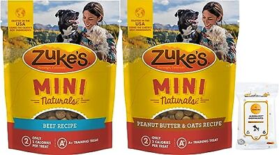 #ad Aurora Pet Variety Pack 2 Zukes Mini Naturals Soft Dog Treats 1 Beef Recipe 1... $42.28