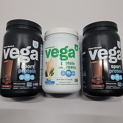 #ad Vega Plant Based Protein Variety Pack Chocolate Vanilla Free Shipping $89.99