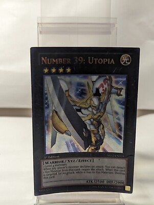 #ad Yugioh MP Number 39: Utopia YS12 EN039 Ultra Rare 1st Edition Moderately $2.60