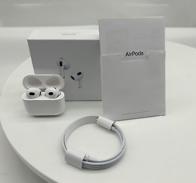 #ad Apple Airpods 3rd Generation Wireless Bluetooth Earbuds with Charging Case $35.99