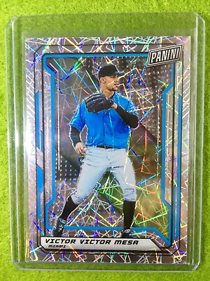 #ad VICTOR VICTOR MESA ROOKIE CARD JERSEY #32 PRIZM 99 SP MARLINS 2019 National VIP $99.90
