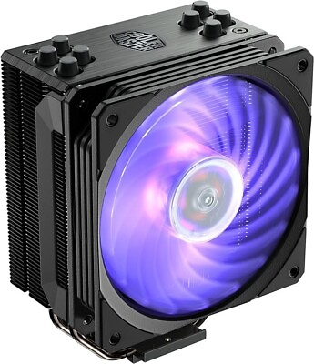 #ad Cooler Master Hyper 212 RGB Black Edition CPU Air Cooler w SF120R 120mm openbox $57.99
