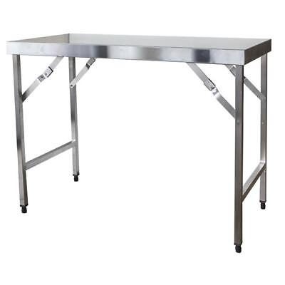 #ad Sportsman Series SSTABLEFD Stainless Steel Portable Folding Work Table $237.73