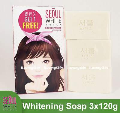 #ad Seoul White Korea Double White Whitening Soap Triple Pack 120g $29.99