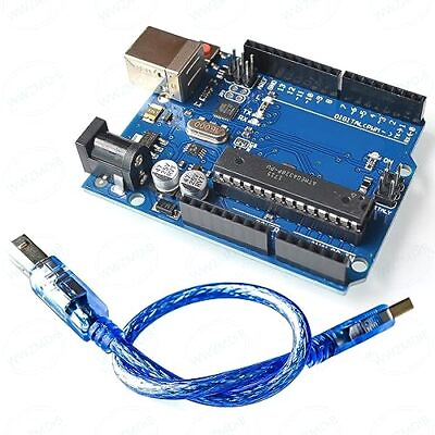 #ad UNO R3 Board ATmega328P chip with USB Cable for Arduino $24.64