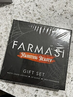 #ad Farmasi Haunting Beauty gift set matt lipstick lip gloss amp; trio eyeshadow Vamp $18.00