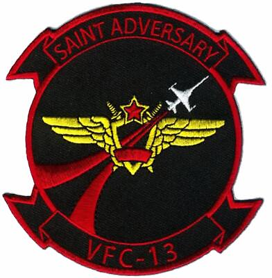 #ad VFC 13 Fighting Saints Black Squadron Patch – Plastic Backing 4quot; $14.95