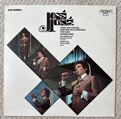 #ad Jose Jose Hasta Que Vuelvas LP Vinyl 1973 Arcano Dynaflex DKL1 3242 EX EX $34.99