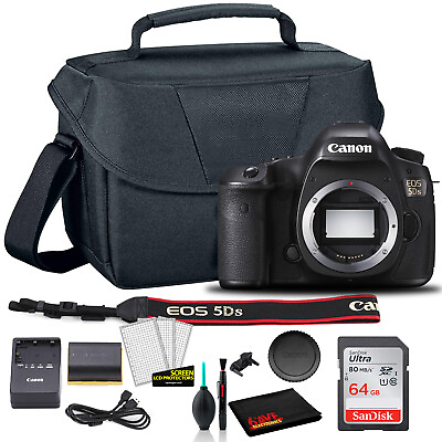 #ad Canon 5DS DSLR Camera Body 0581C002 Bag Sandisk 64GB Card More $1549.95