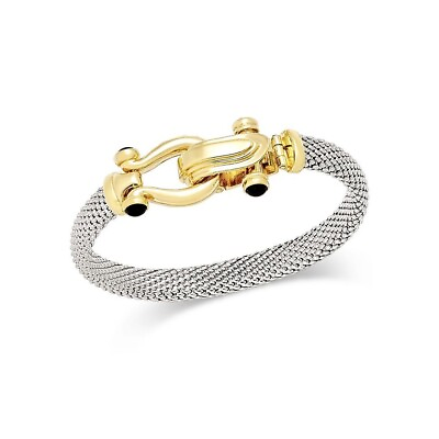 #ad 925 Sterling Silver Rope Bracelet Mens Womens Chain .925 Sterling Italy Bracelet $8.99