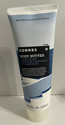 #ad Korres White Grape Santorini Body Butter Moisturizer 7.95 oz SEALED Brand New $19.99