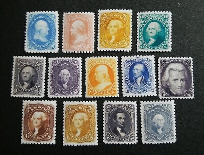 #ad US Stamps Sc #63 78 1861 1866 Civil War Issue Collection Stamp Replica Set $12.99