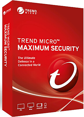 #ad Trend Micro Maximum Security 3 Device 1 Year 2024 Same Day Email Delivery Global GBP 13.50