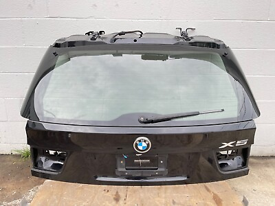 #ad BMW E70 X5 TRUNK LID LIFTGATE TAILGATE W GLASS BLACK REAR OEM 2007 2013 $479.99